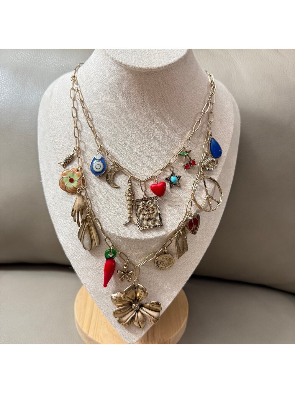 Free people maxamillion charm Necklace